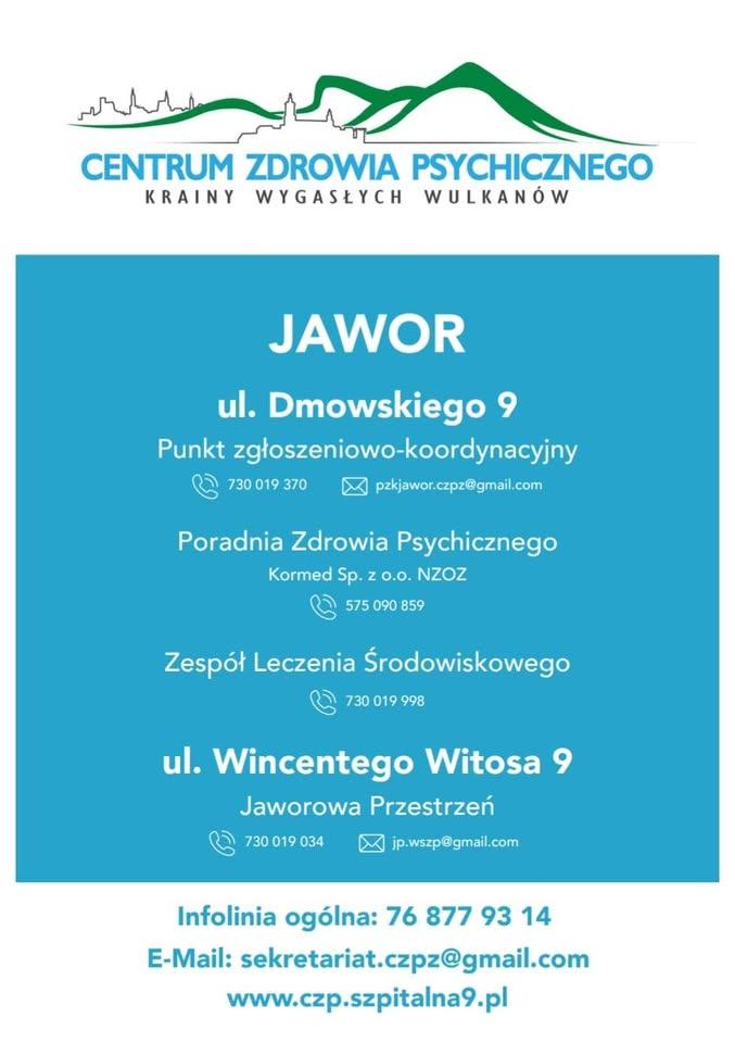 Wsparcie psychiczne dla mieszkańców powiatu jaworskiego