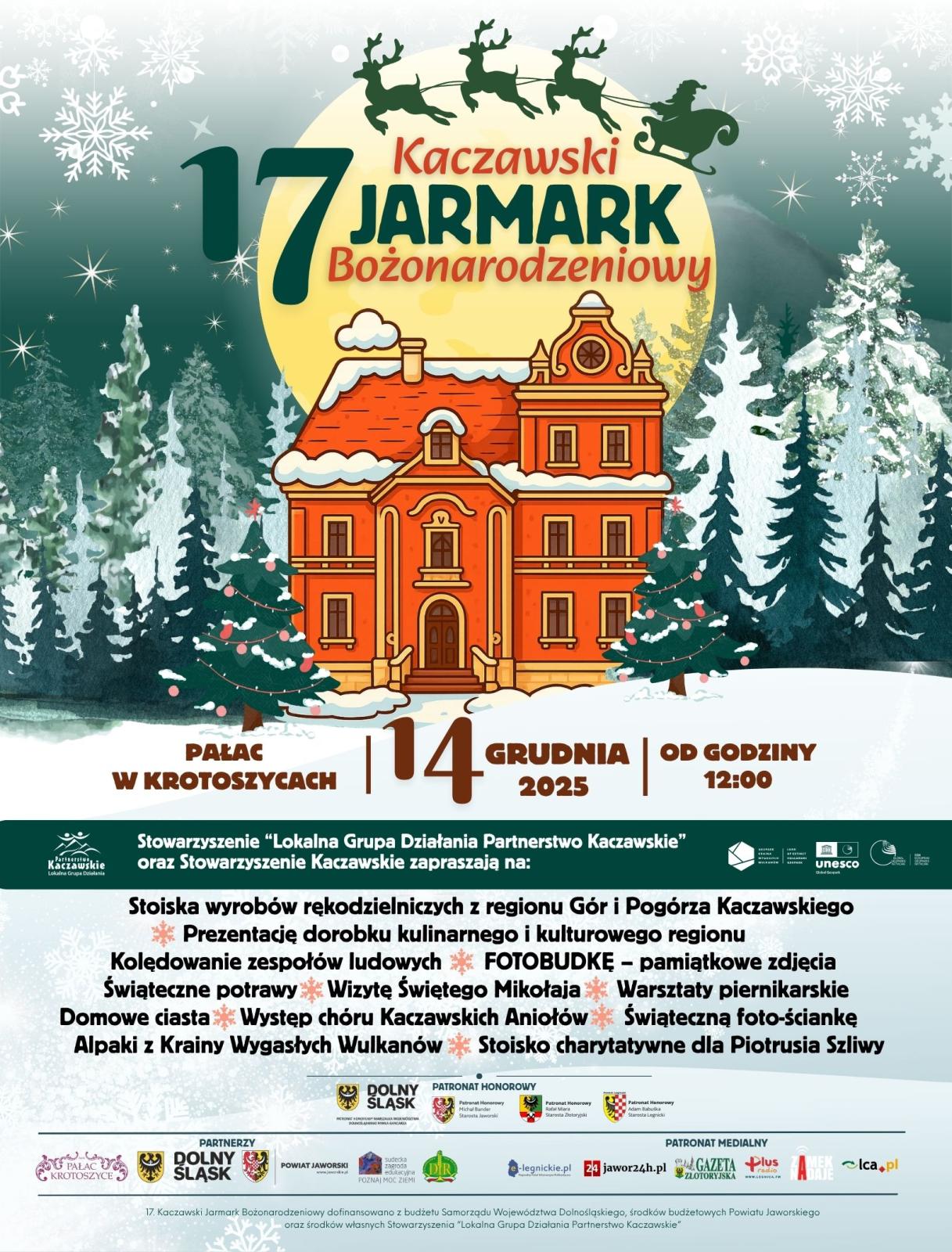 17. Kaczawski Jarmark Bożonarodzeniowy już 14 grudnia!