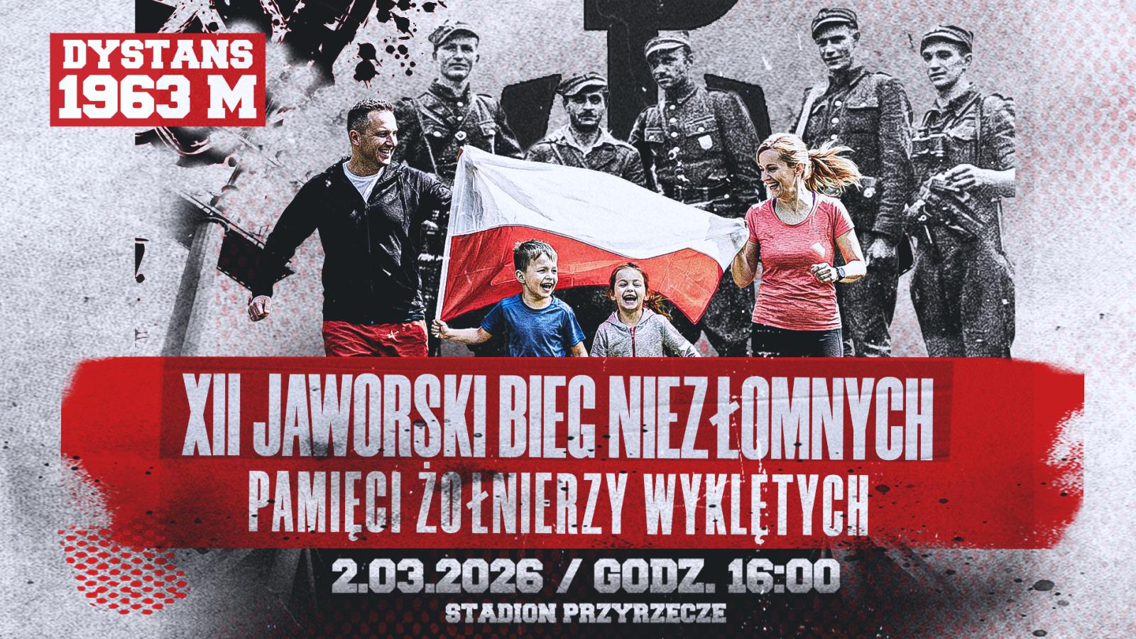XII Jaworski Bieg Niezłomnych już 2 marca na Stadionie Przyrzecze