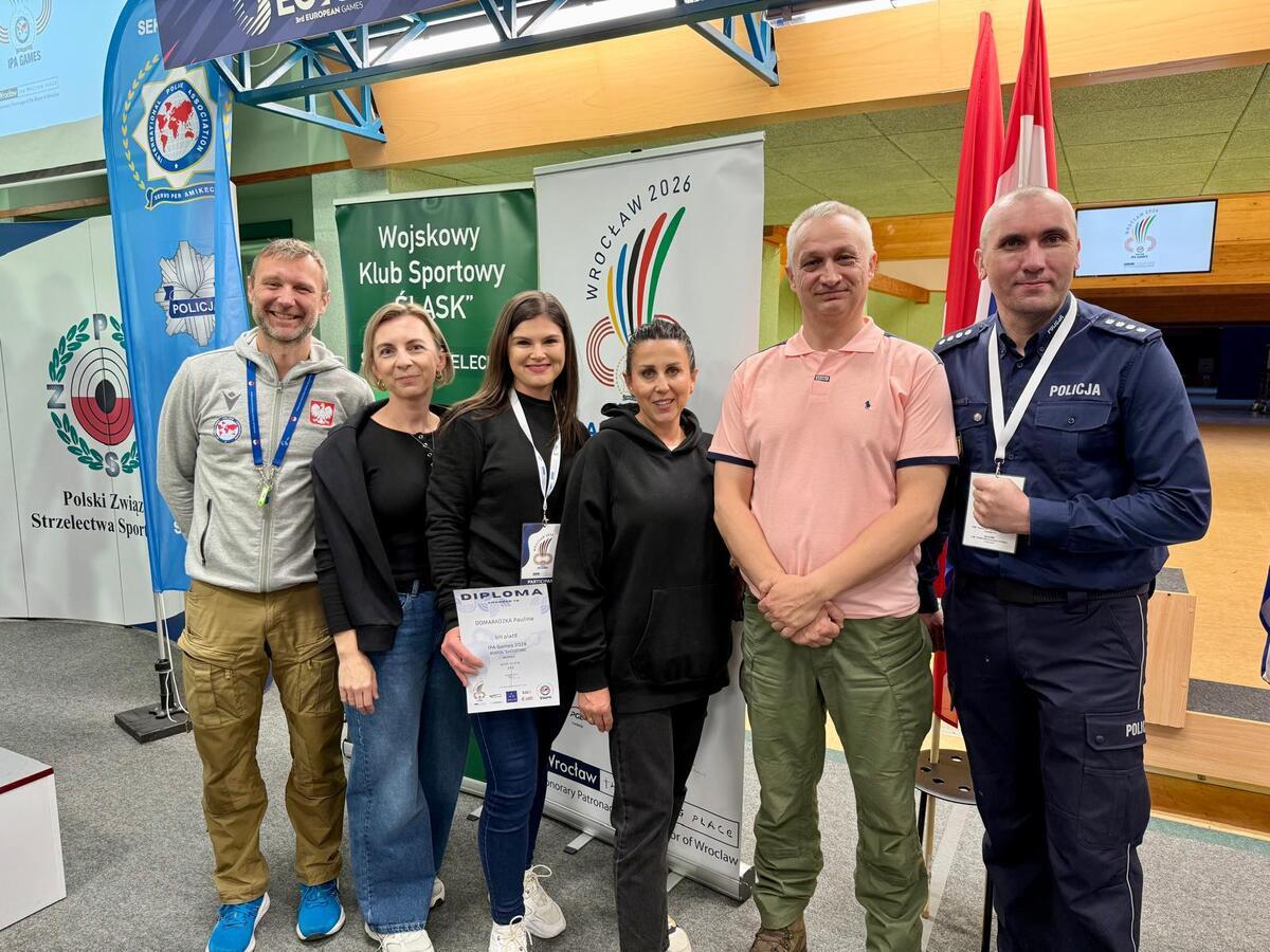 Jaworscy policjanci z sukcesami na IPA Games 2026. Paulina Domaradzka najlepszą Polką w zawodach