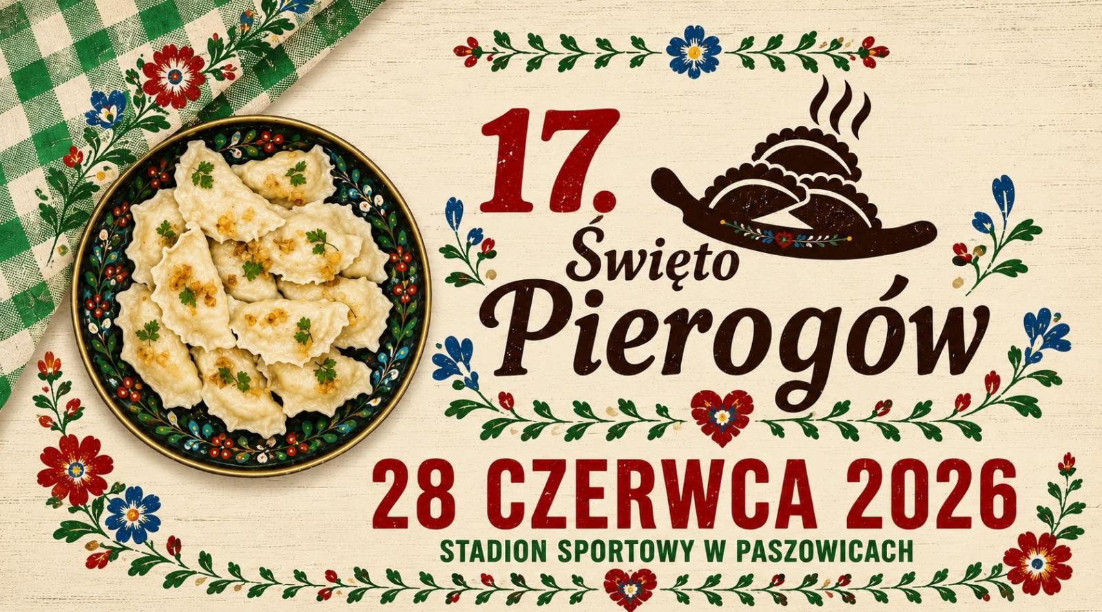Paszowice znów będą pachnieć pierogami! Przed nami 17. Święto Pierogów i „Bieg o Złotego Pieroga”