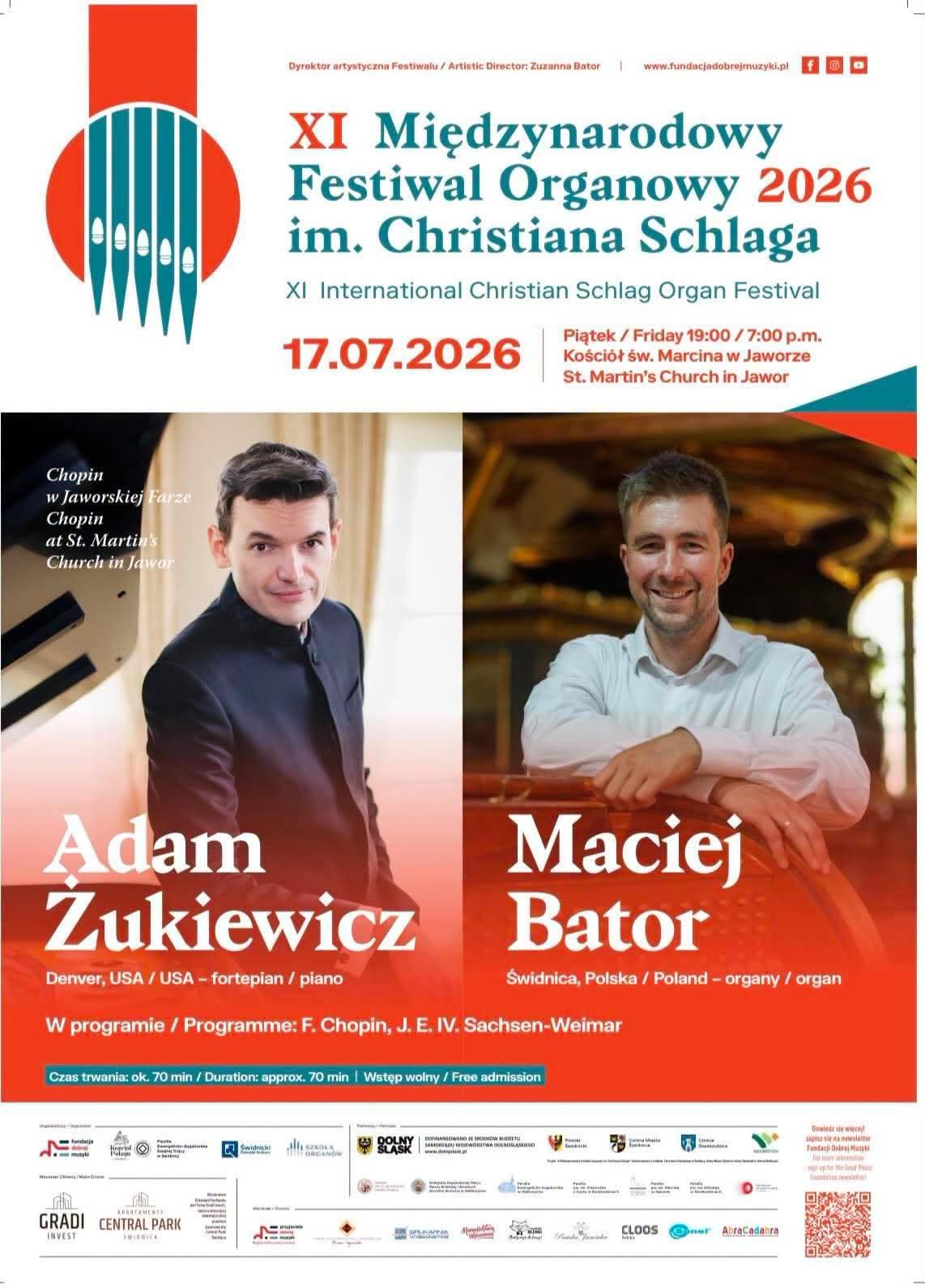 Chopin zabrzmi w jaworskiej farze. Wyjątkowy koncert w ramach Festiwalu Organowego